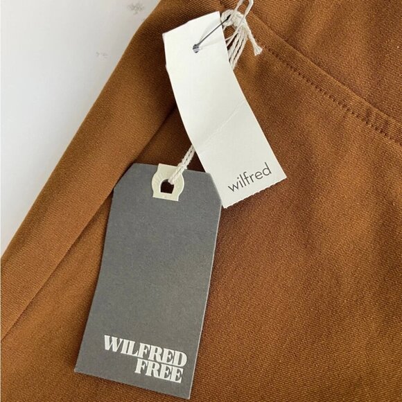 NWT Wilfred Free Aritzia Daria Pant in Cigar Tan Size 2 - Picture 6 of 8